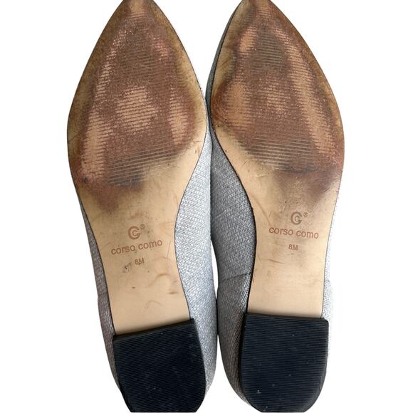 Corso Como Anthropologie Fabric Grey Comfy Flats - Picture 4 of 4